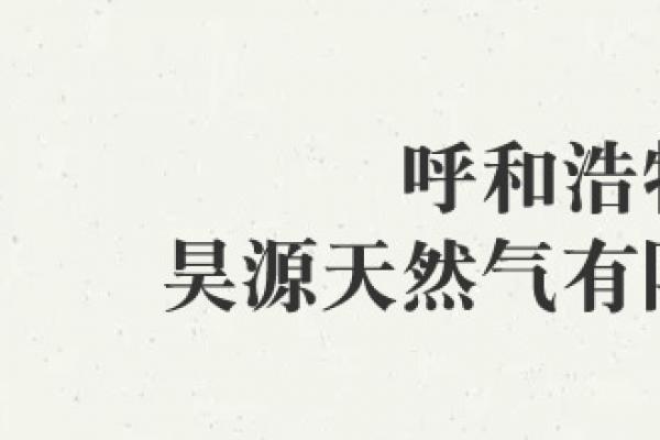 呼和浩特市昊源天然氣有限責任公司